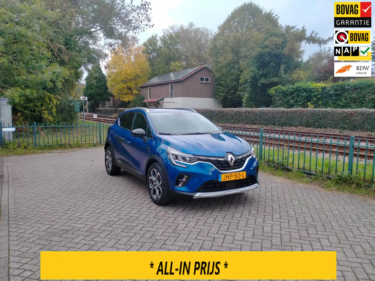 Renault Captur 1.3 TCe 130 Edition One AUTOMAAT lage km ALLINPRIJ Blauw - 1