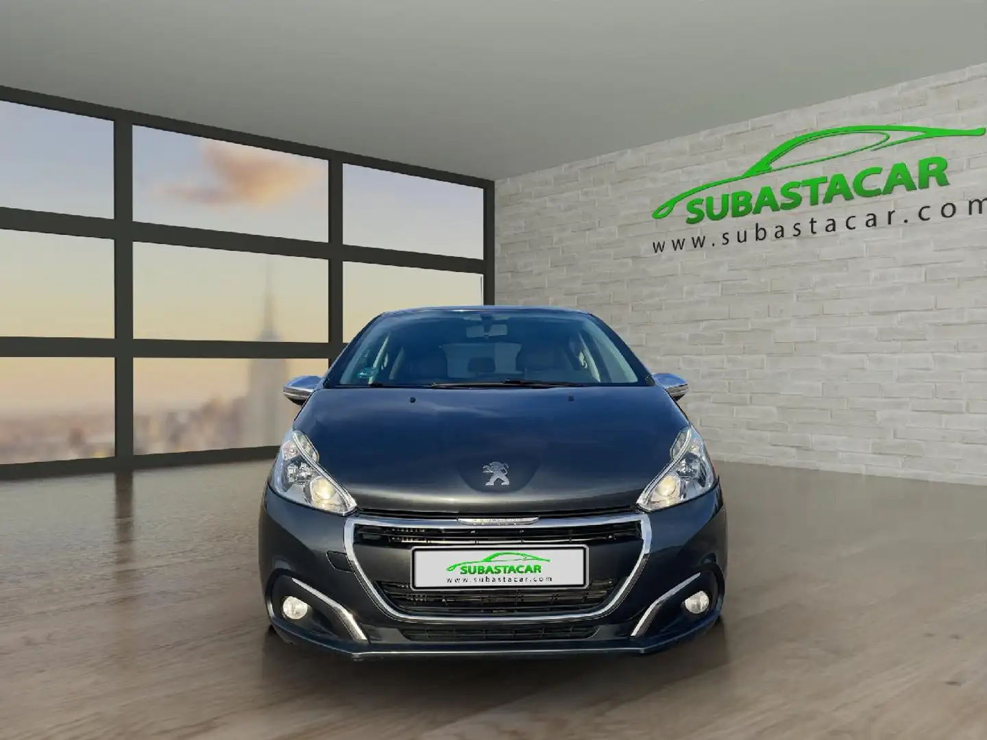 Peugeot 208 1.6BlueHDi Style 75 Gris - 2