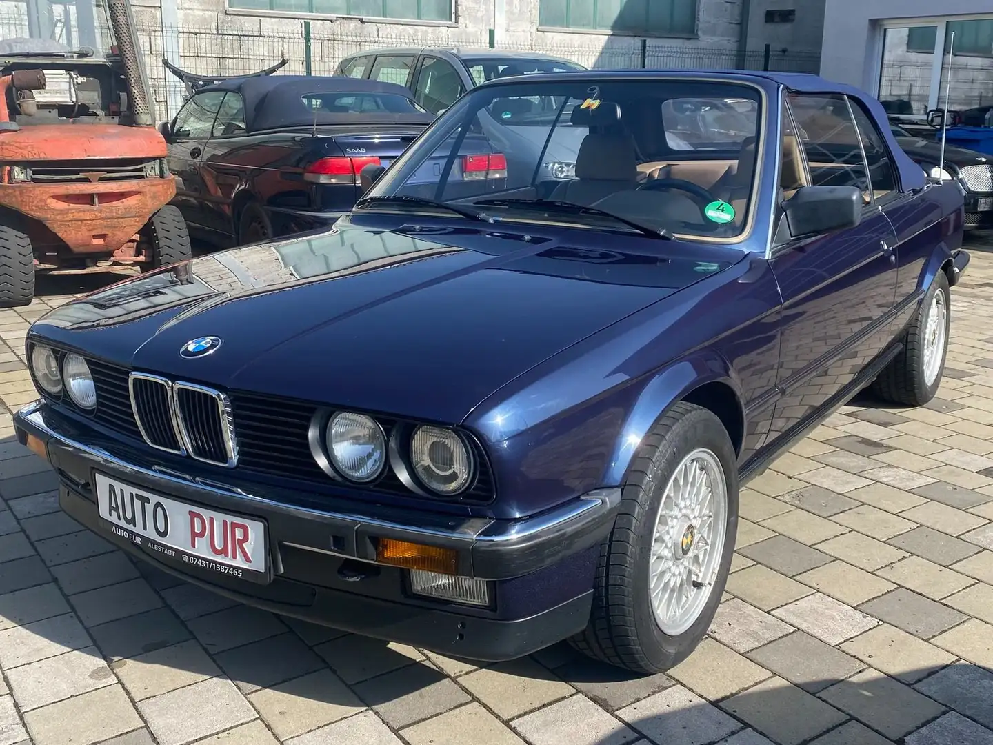 BMW 320 Cabrio Bleu - 2