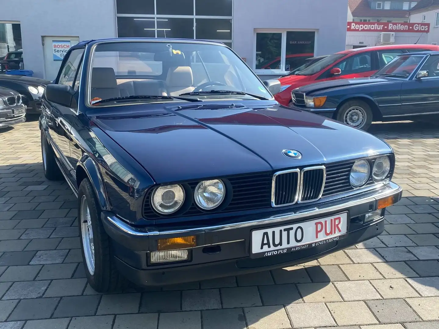 BMW 320 Cabrio Bleu - 1