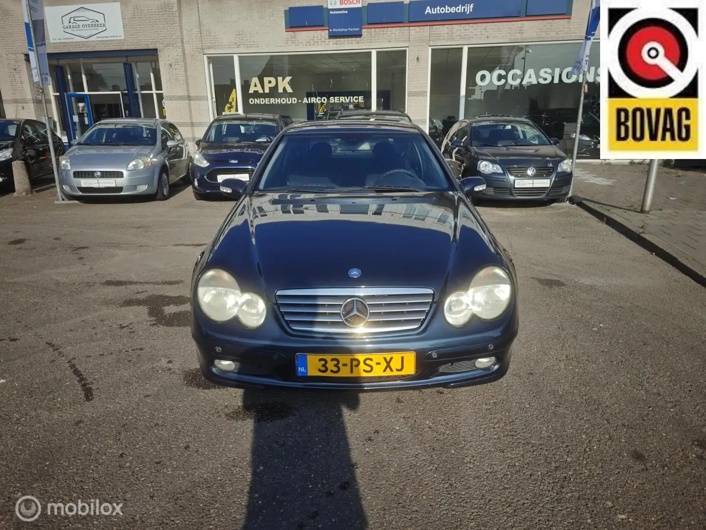 Mercedes-Benz C 180 Sportcoupé 2004 CRUISE/LMV/PDC/NWE APK Zwart - 2