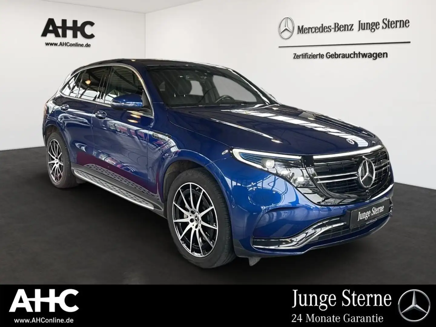 Mercedes-Benz EQC 400 4M AMG AHK ACC Sitzklima SHD HUD Sport Blau - 2