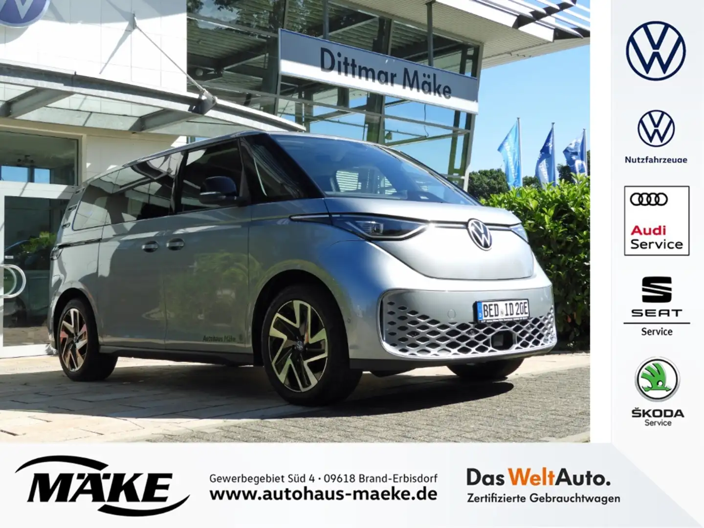 Volkswagen ID. Buzz Pro 77 kWh 1-Gang-Automatik Silber - 1