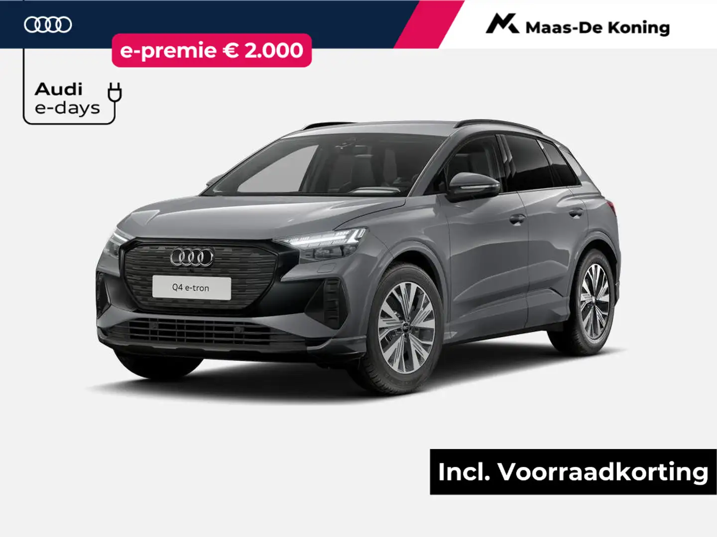 Audi Q4 e-tron 40 Advanced edition 204 PK · Assistentiepakket plu Grijs - 1