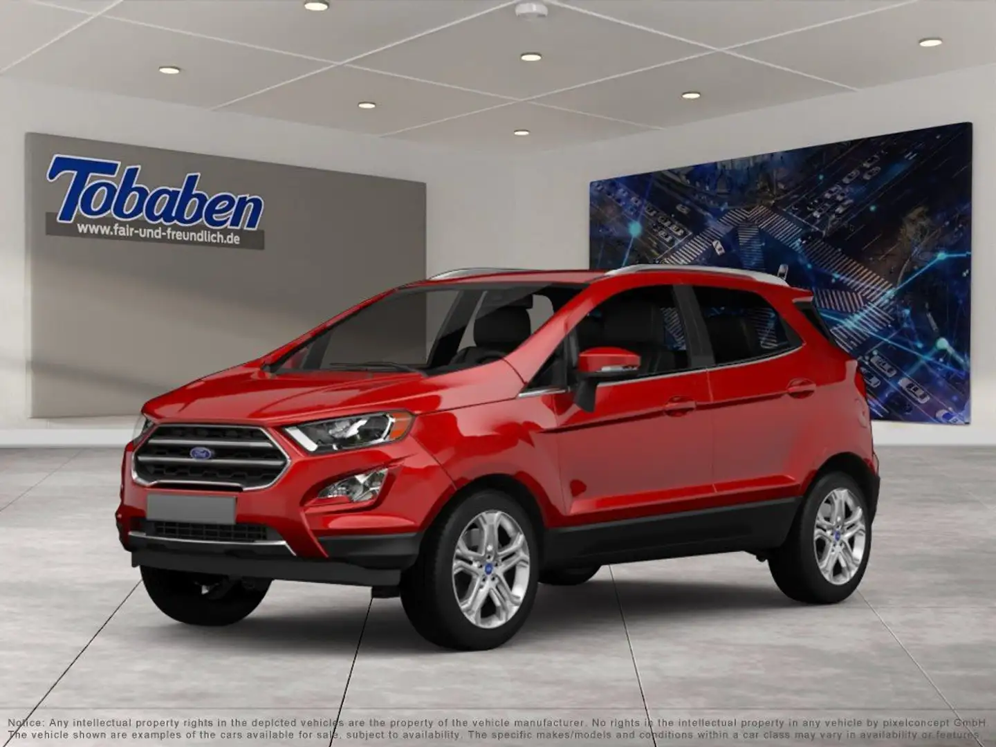 Ford EcoSport Trend Rot - 1