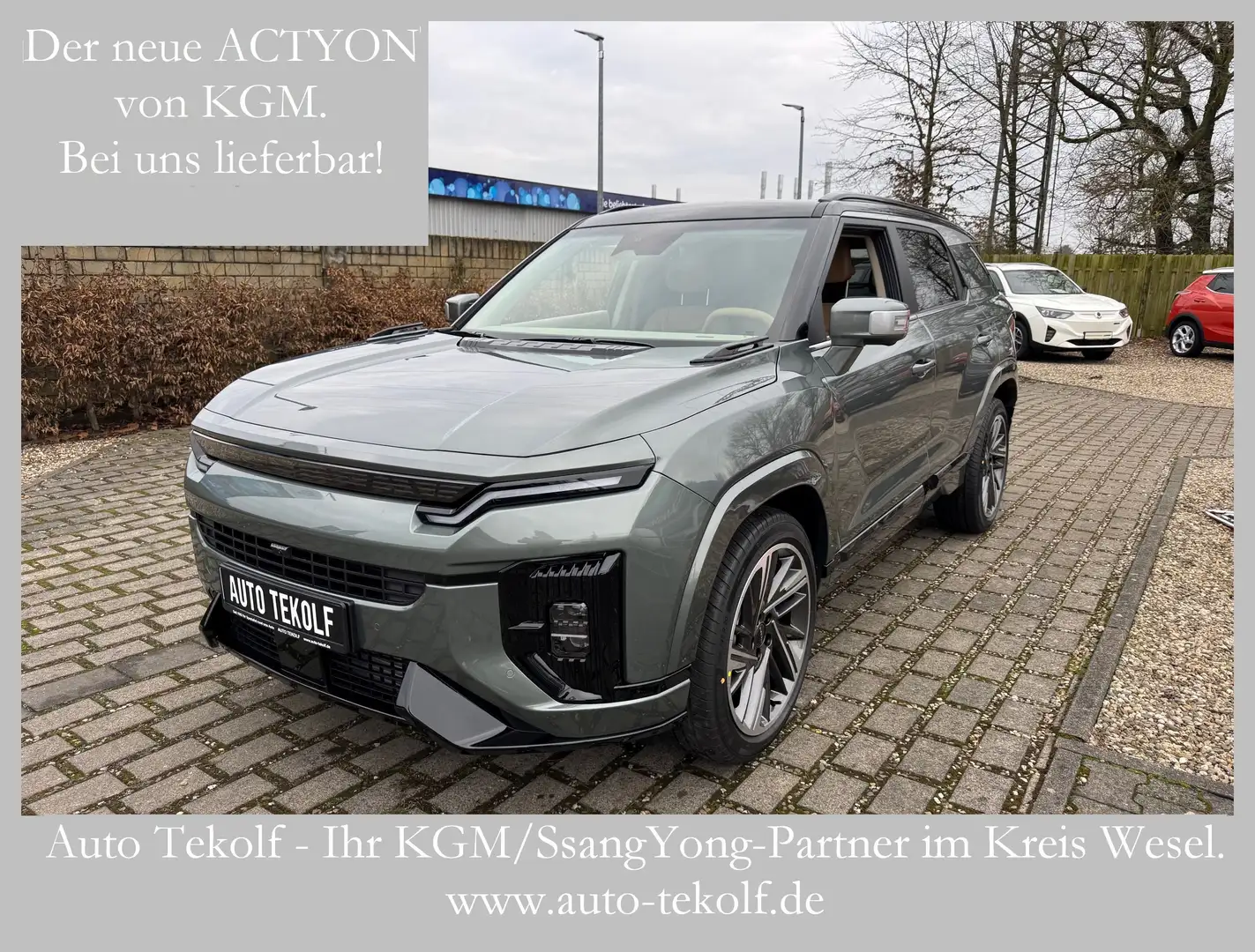 KGM Actyon LUX inkl. AWD,Leder (beige),Zwei-Farben-Lackierung Vert - 1
