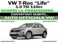 Volkswagen T-Roc 1.0 TSI "Life" - UFFICIALE VW - OFFERTA... Grigio - thumbnail 1