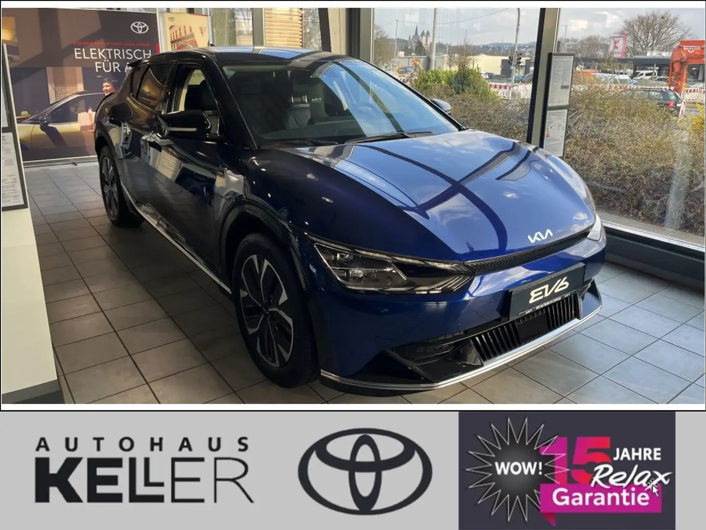 Kia EV6 77,4-kWh AWD Business Blau - 1