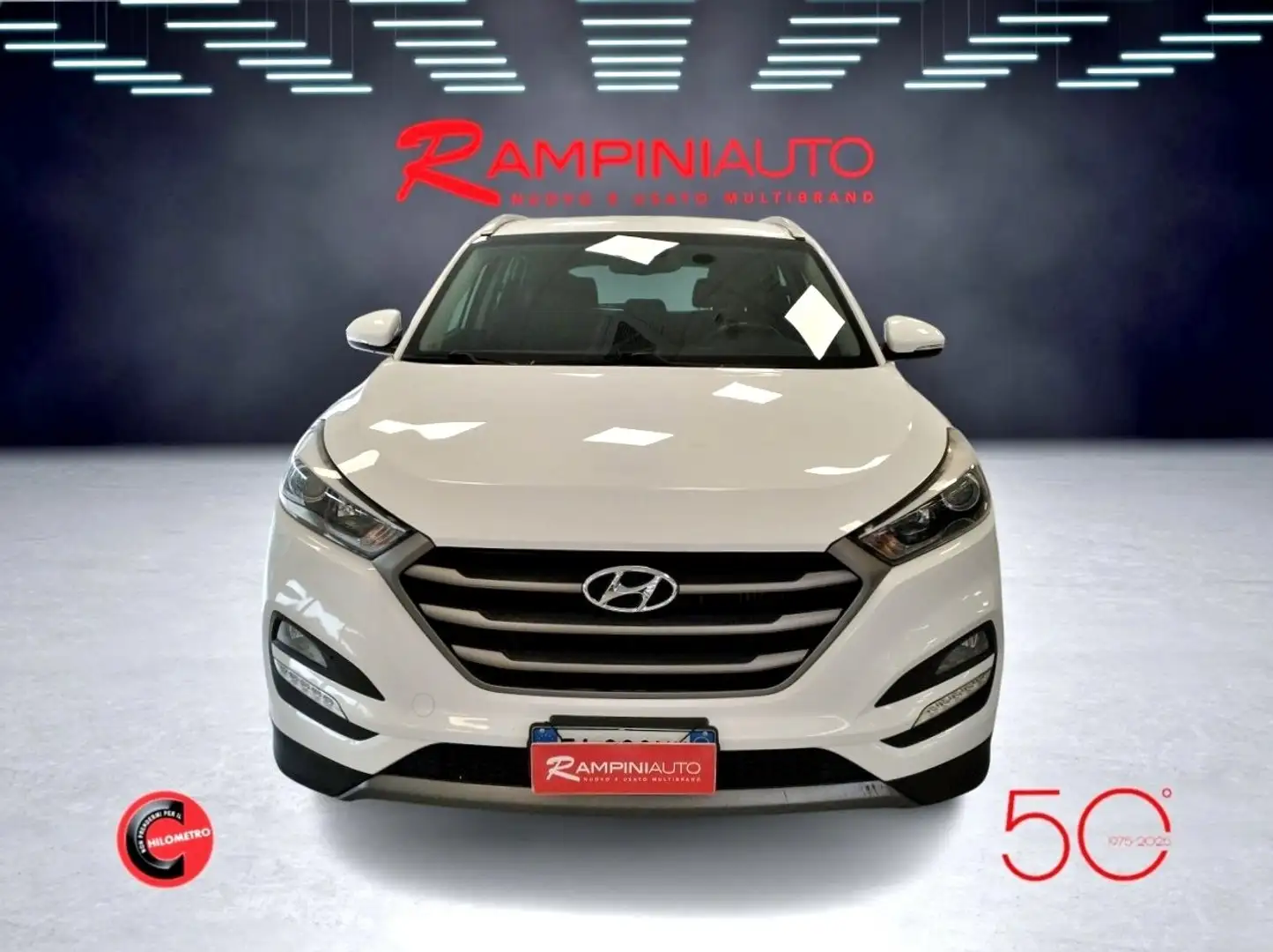 Hyundai TUCSON 1.7 CRDi Unico Prop. Pronta Consegna Blanc - 2