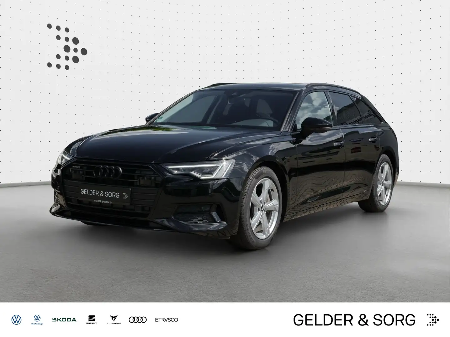 Audi A6 45 TDI qu. sport *Matrix*Business*RFK* Zwart - 1