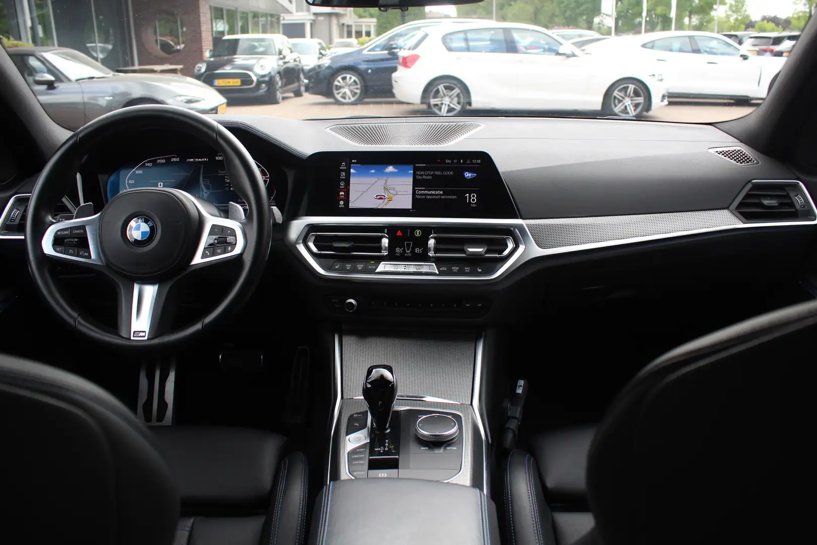BMW 340 3-serie M340i xDrive / Trekhaak / Leder / Memory s Gris - 2