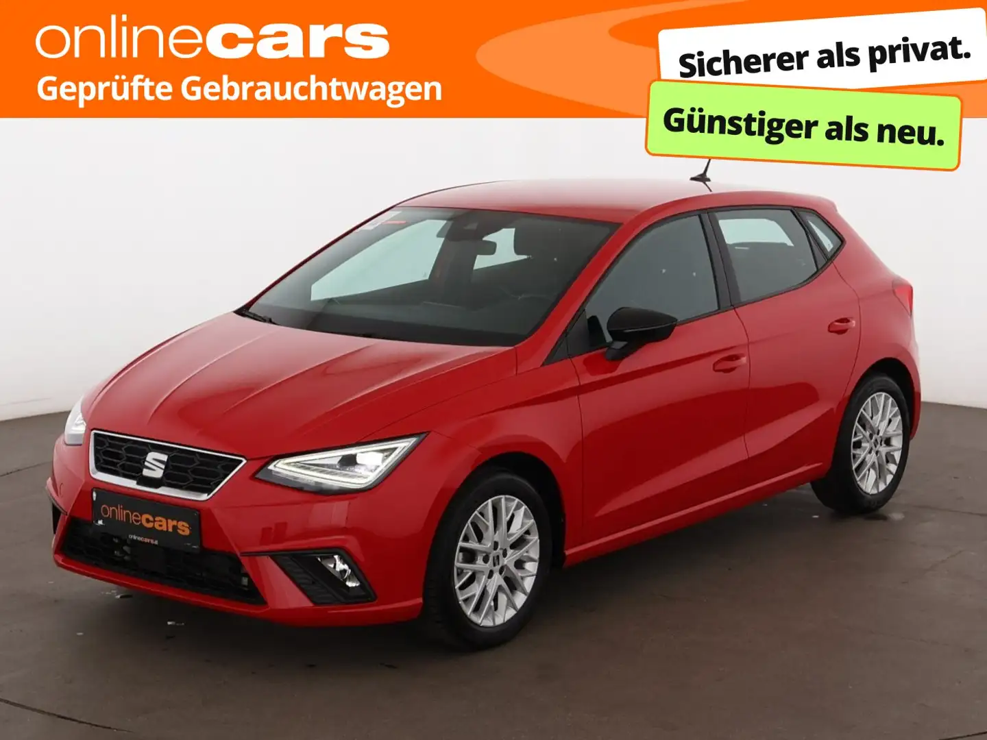 SEAT Ibiza 1.0 TSI FR LED NAVI SITZHZG R-CAM ASSIST Rot - 1