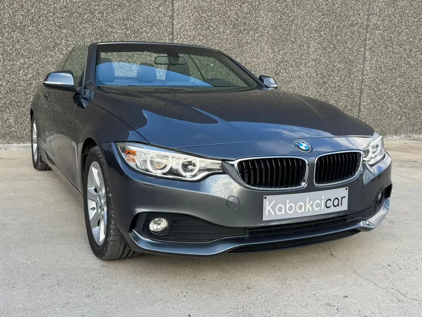 BMW 420 d Cabrio // 14.000 KM//GPS/CRUISE//GARANTIE 12M Gris - 1