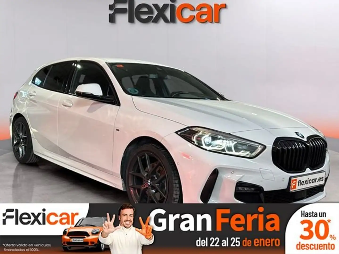 BMW 118 118dA Blanc - 1