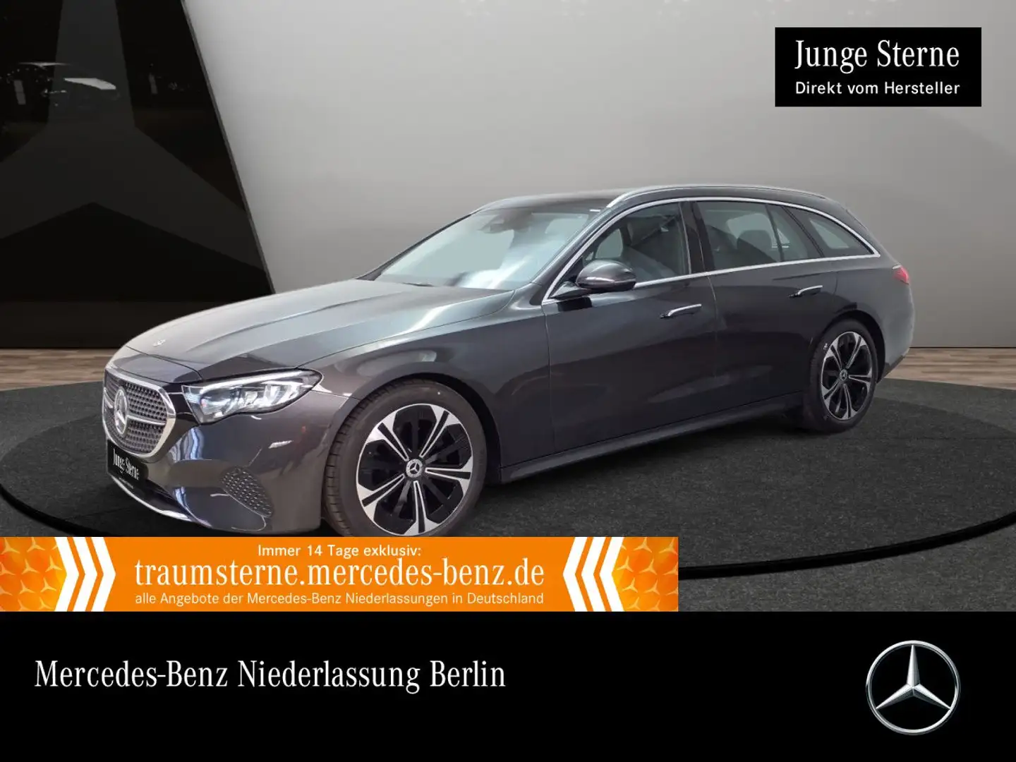 Mercedes-Benz E 220 d T Avantgarde Pano Distr. LED AHK Kamera 9G Grijs - 1