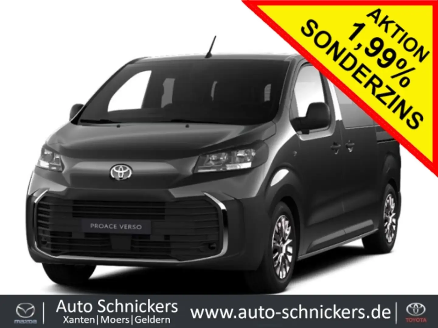 Toyota Proace VERSO+L1+COMFORT +TRAVEL-P+NAV+SOFORT Grau - 1
