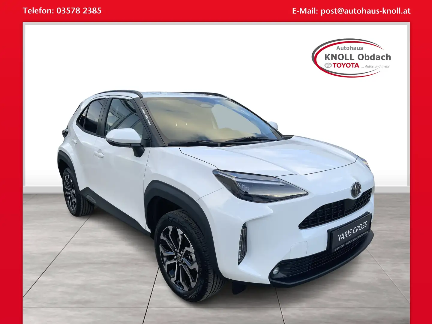 Toyota Yaris Cross 1,5 Hybrid FWD Active Drive Easyleasing inkl. Serv Weiß - 1