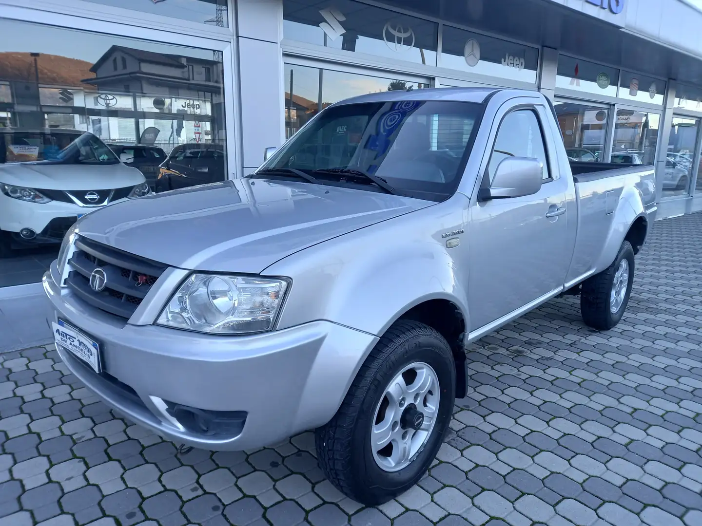 Tata Xenon Pick-Up PICK UP 4x4 + RIDOTTE CASSONE LUNGO +VASCA Argento - 2