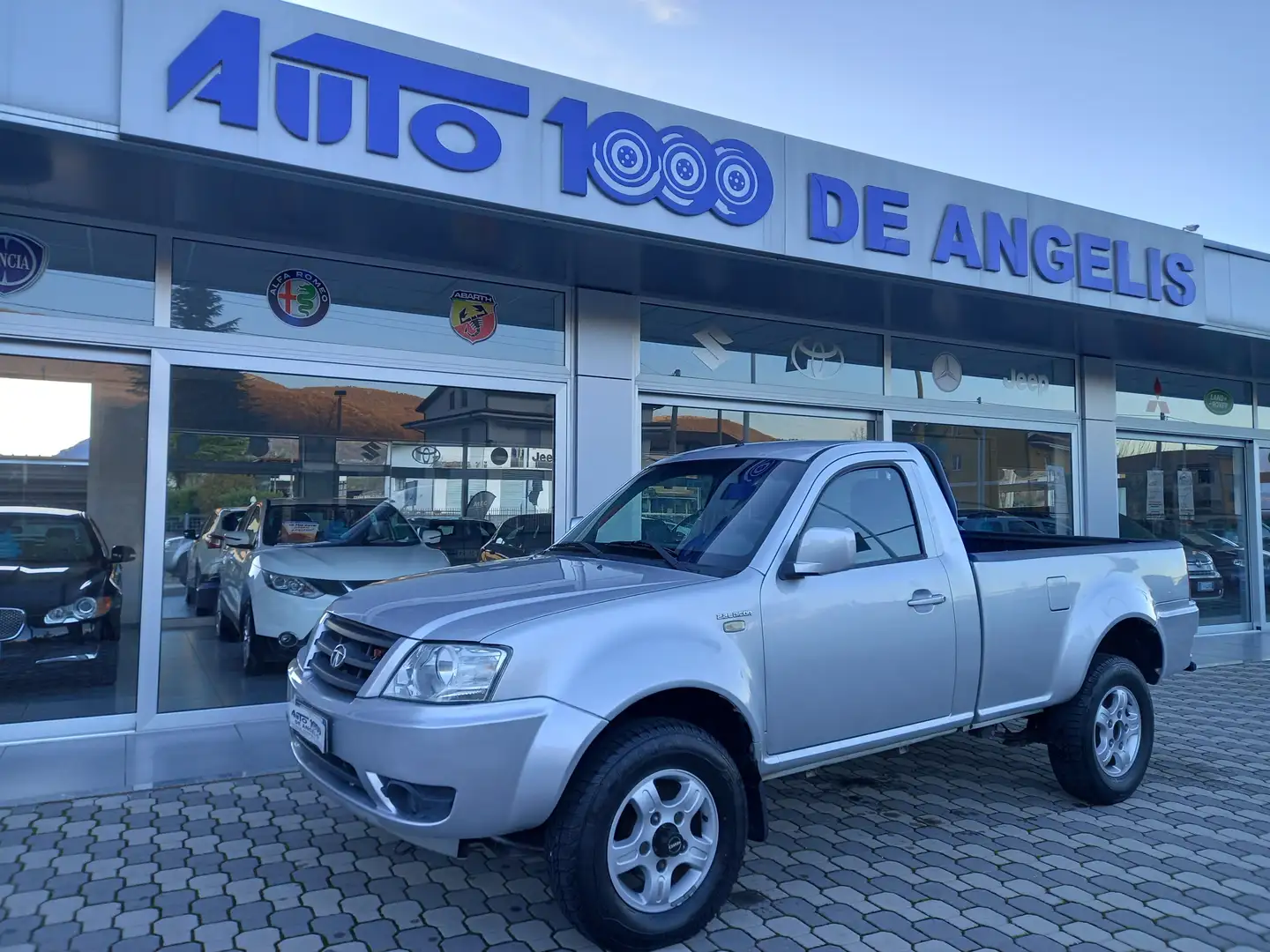 Tata Xenon Pick-Up PICK UP 4x4 + RIDOTTE CASSONE LUNGO +VASCA Argento - 1