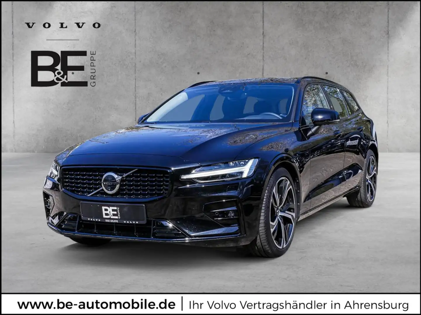 Volvo V60 B4 Plus Dark HK 360° ACC BLIS Navi SHZ LH Schwarz - 1