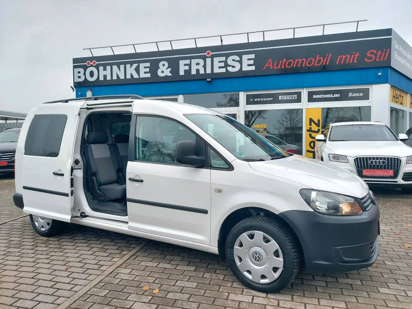 Volkswagen Caddy Kasten Kombi Maxi lang 5 Sitze Klima Weiß - 1