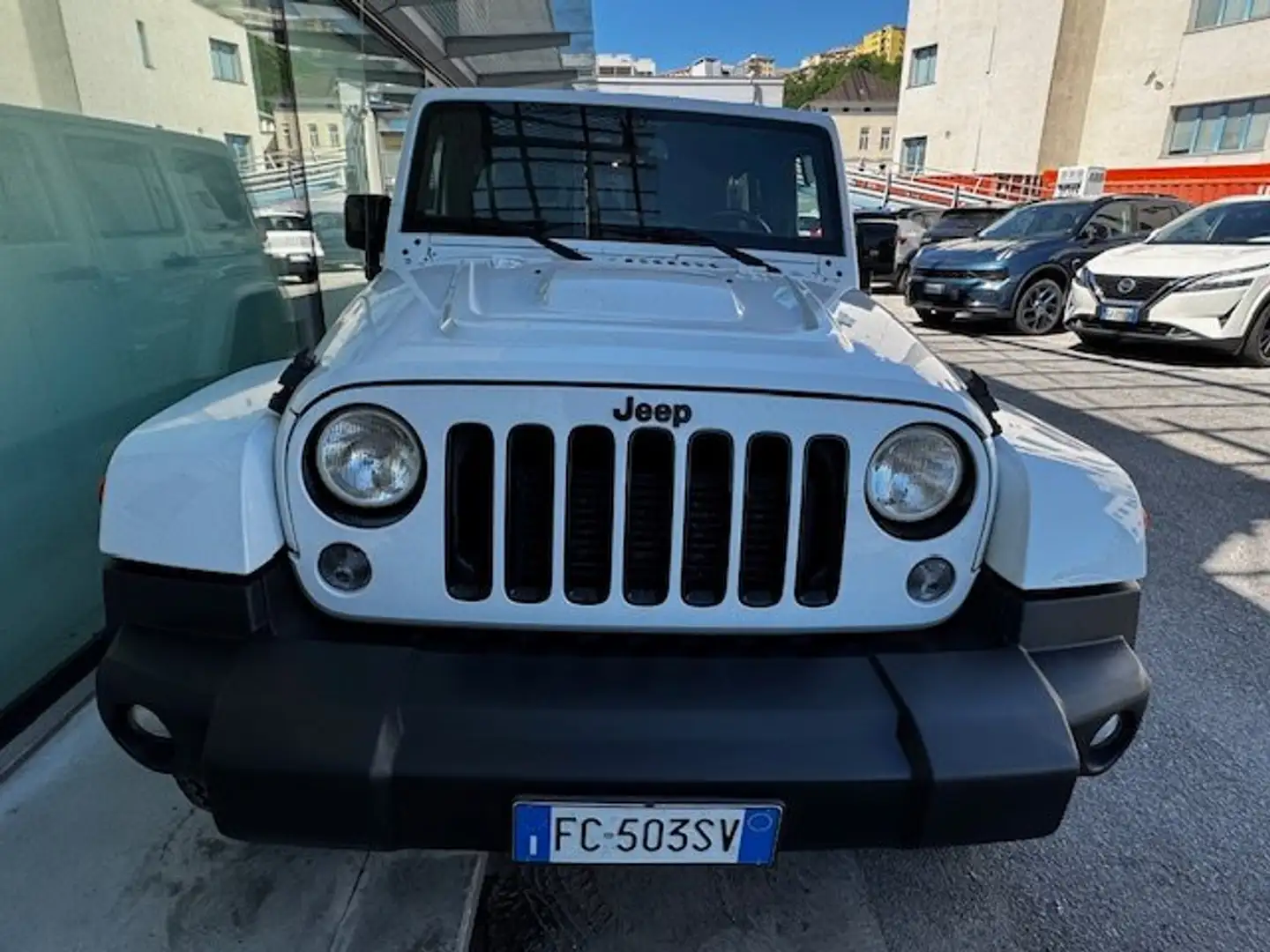 Jeep Wrangler Unlimited 2.8 crd 200CV Sahara Auto E5B Bianco - 2