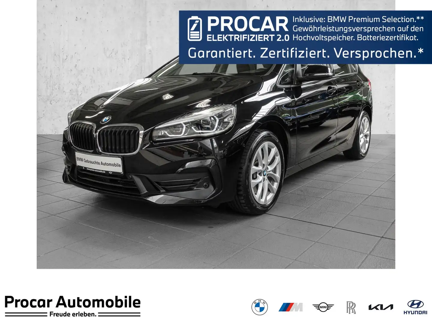 BMW 225 xe IPERFORMANCE+PDC+ADAPTLED+DAB+ Schwarz - 1