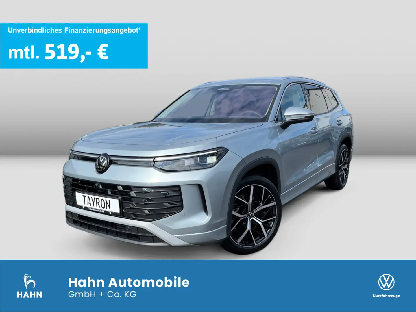 Volkswagen Tayron Elegance 2,0TDI DSG 4MO AHK LEDER STANDHZ Silber - 1