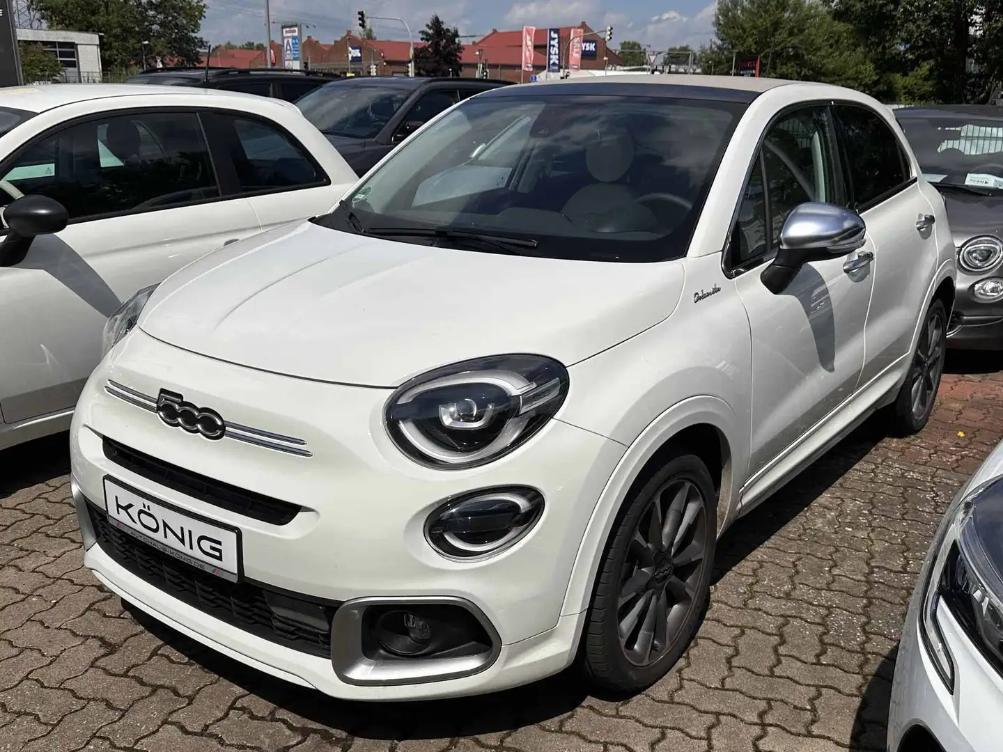 Fiat 500X Dolcevita mit Faltdach und Automatik Weiß - 1