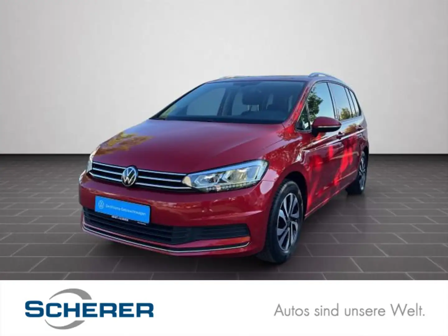 Volkswagen Touran 1.5 TSI Active LED+AHK+Pano+Standhz+ACC+K Rot - 1