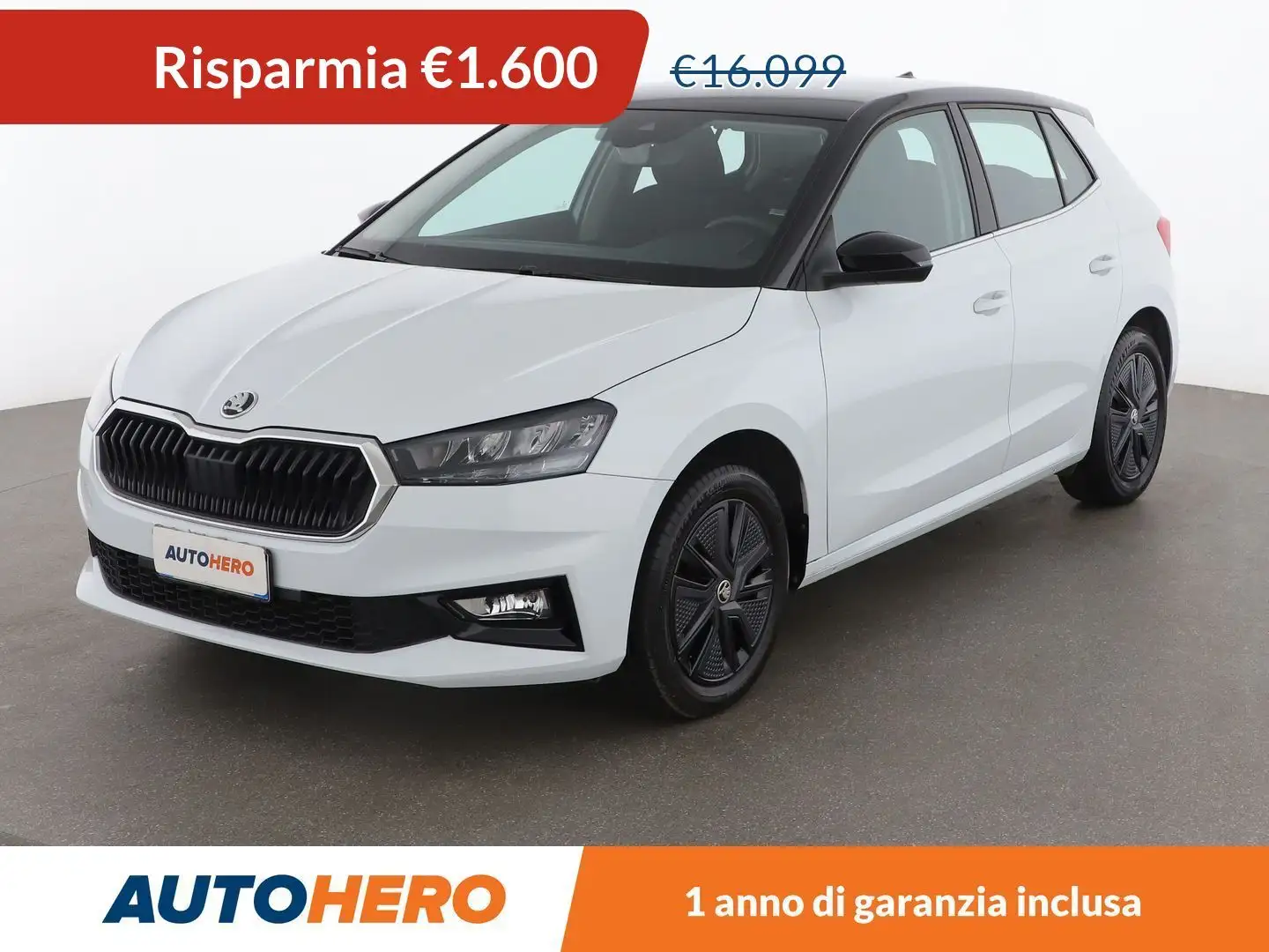 Skoda Fabia 1.0 TSI Style 95 CV Bianco - 1