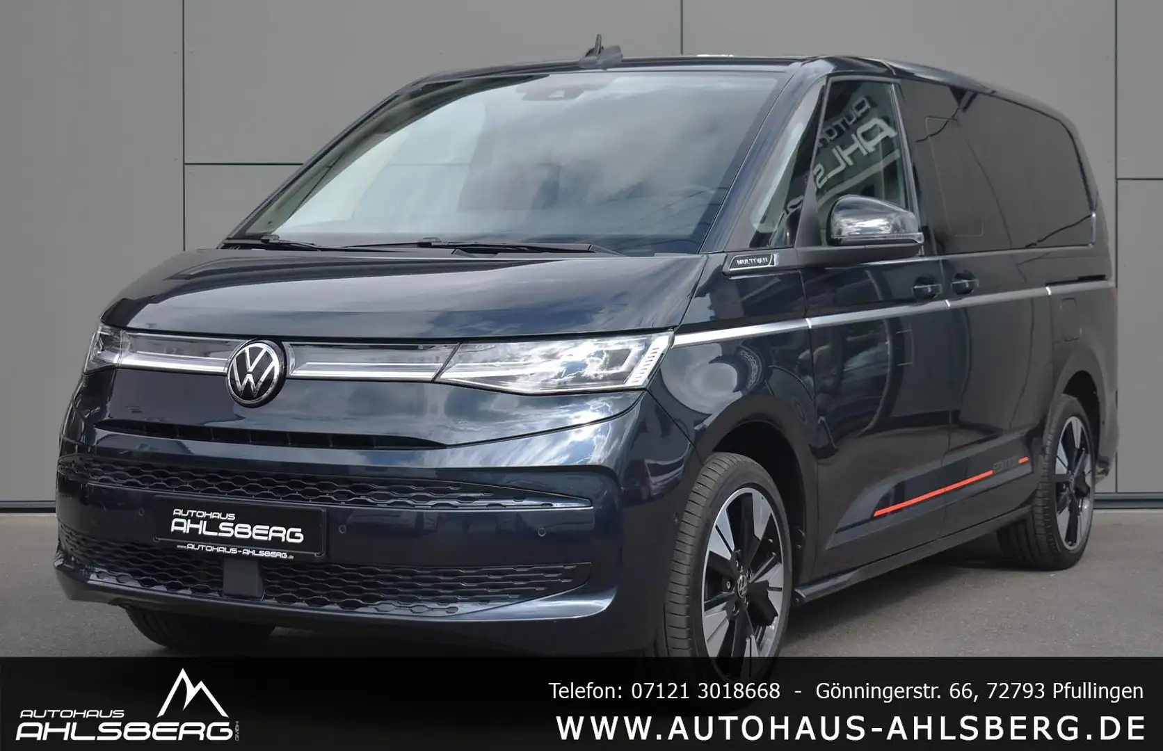Volkswagen T7 Multivan T7 MULTIVAN  EDITION/LANG/ACC/MASSAGE/STAND./AHK/7 Bleu - 1