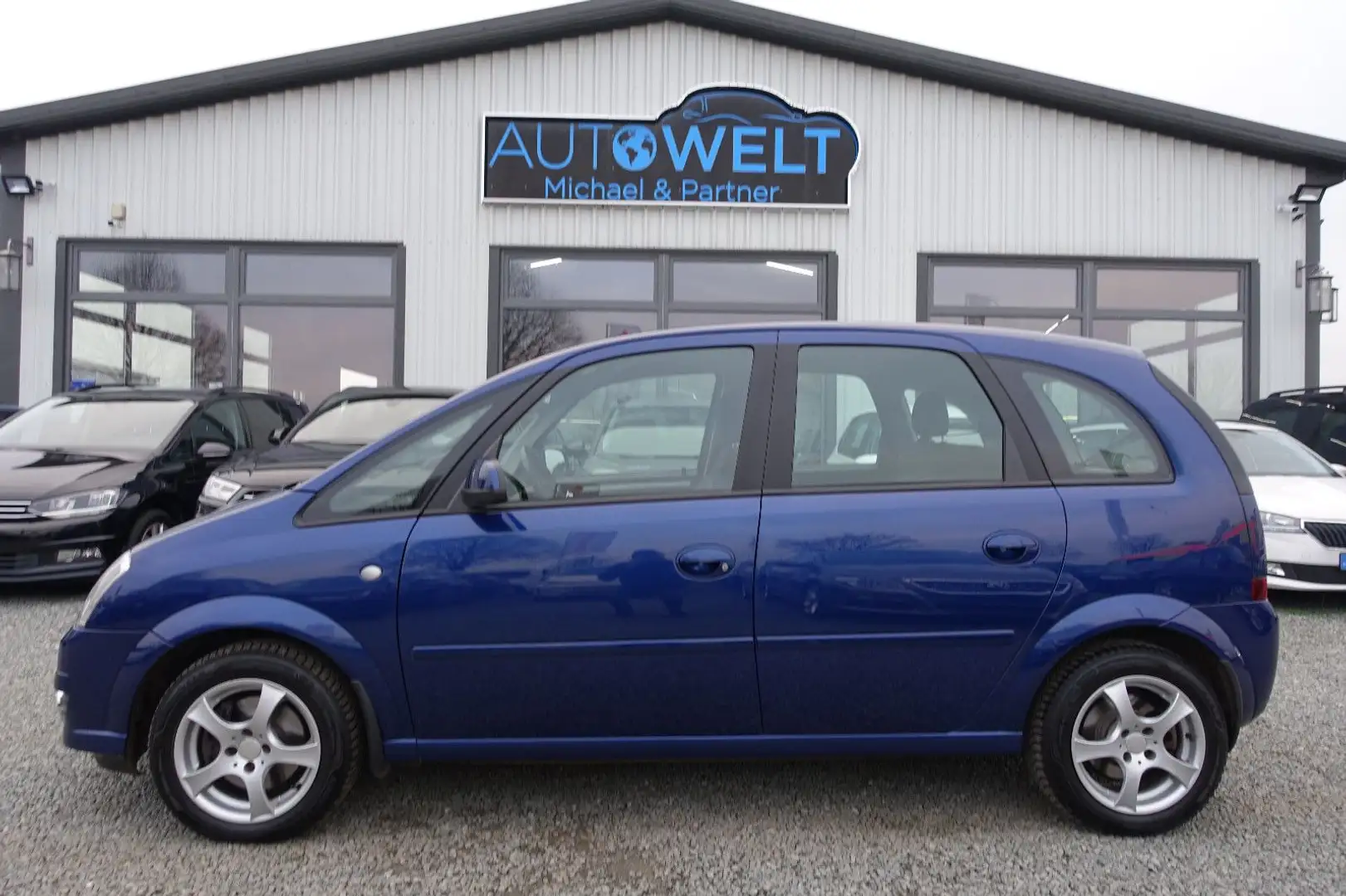 Opel Meriva 1.6 KLIMAAUT PDC ANHK TÜV 04/27 2.HAND Blau - 1