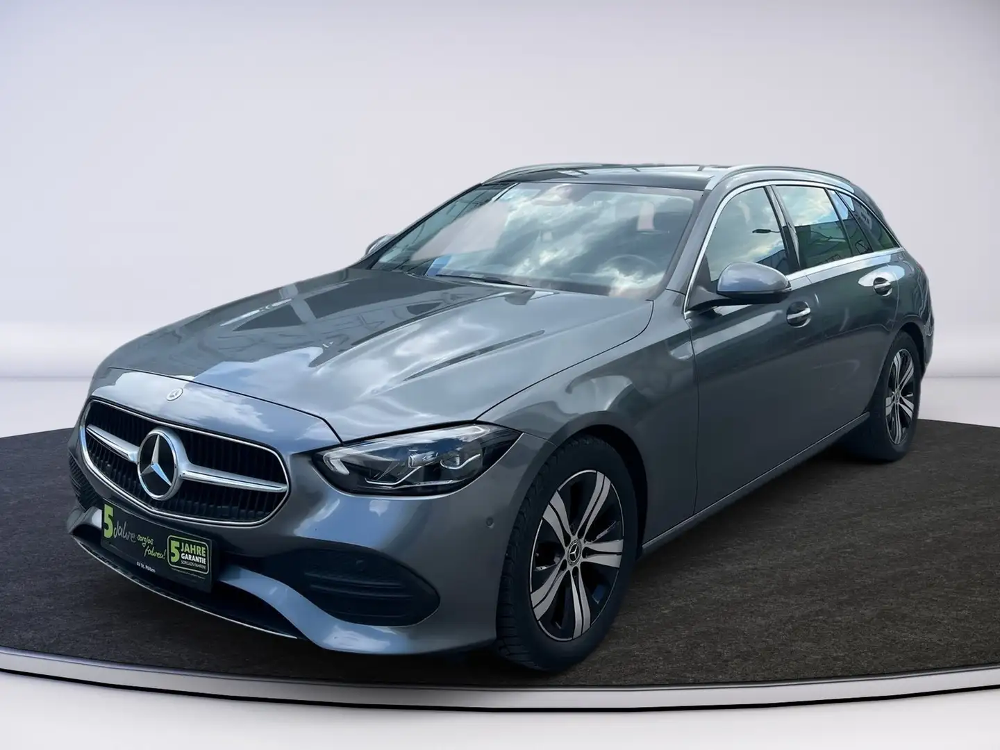 Mercedes-Benz C 180 T-Modell Sport- Sitzpak. el.Heckkl wenig KM Grau - 2