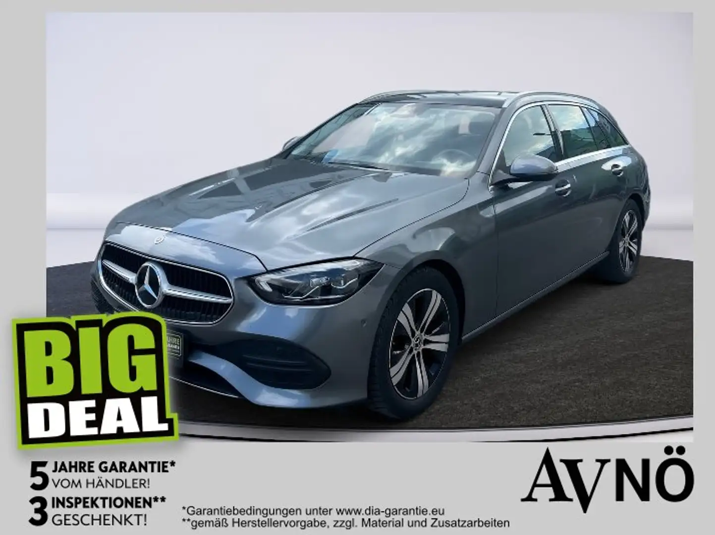 Mercedes-Benz C 180 T-Modell Sport- Sitzpak. el.Heckkl wenig KM Grau - 1