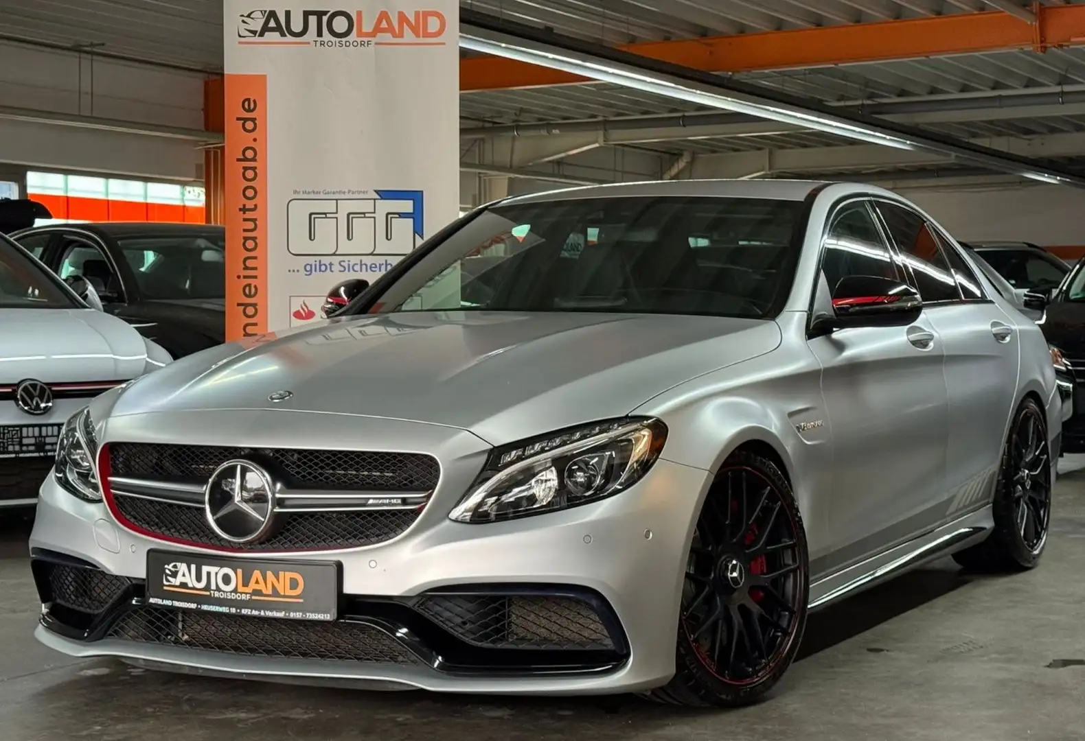 Mercedes-Benz C 63 AMG C  63 S *AMG Edition 1*NUR 77 TKM*LED*BURMESTER Silber - 2