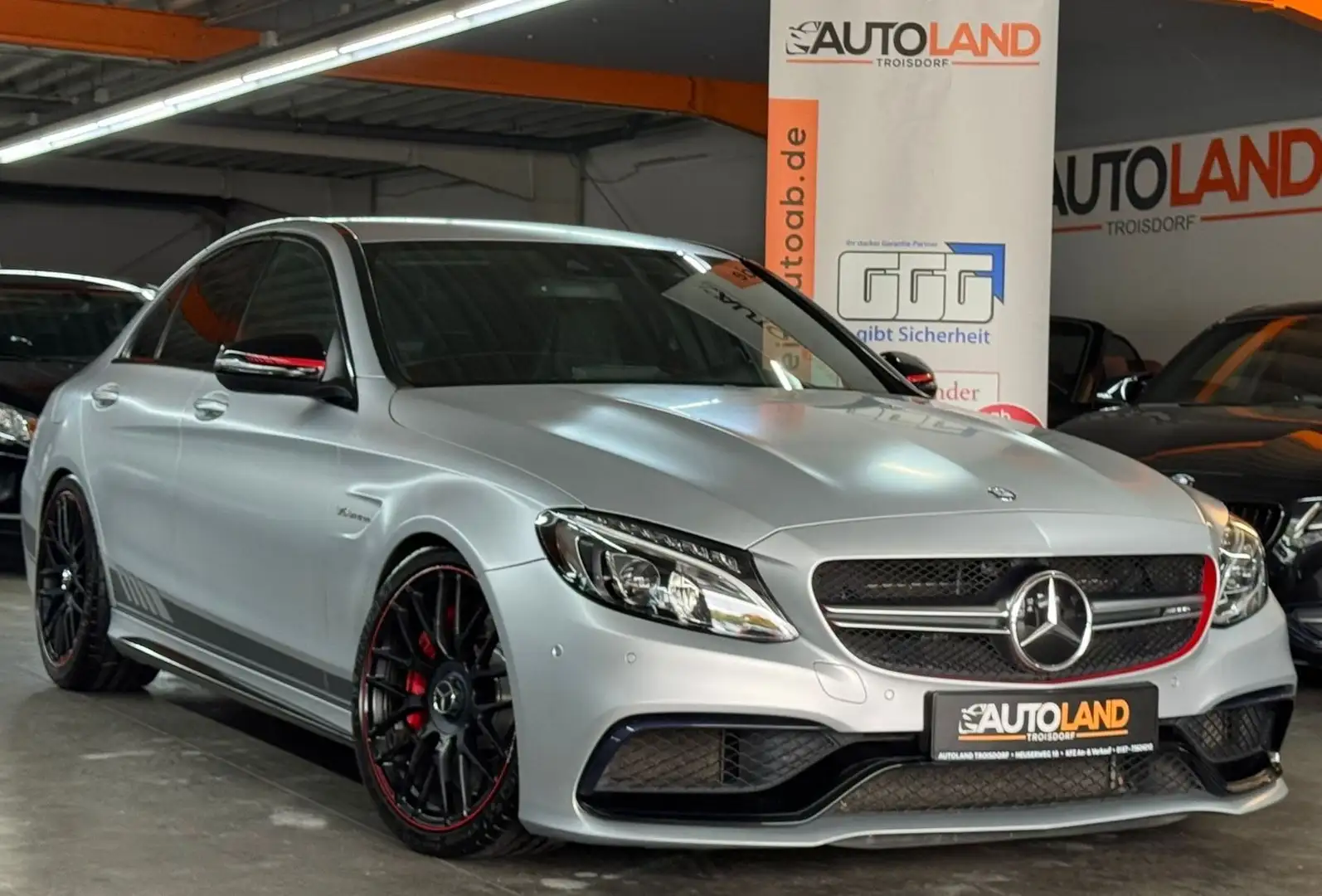 Mercedes-Benz C 63 AMG C  63 S *AMG Edition 1*NUR 77 TKM*LED*BURMESTER Silber - 1