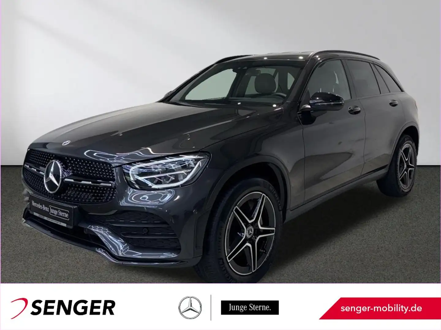 Mercedes-Benz GLC 300 de 4M AMG Night Ambiente Kamera AHK LED Gris - 1