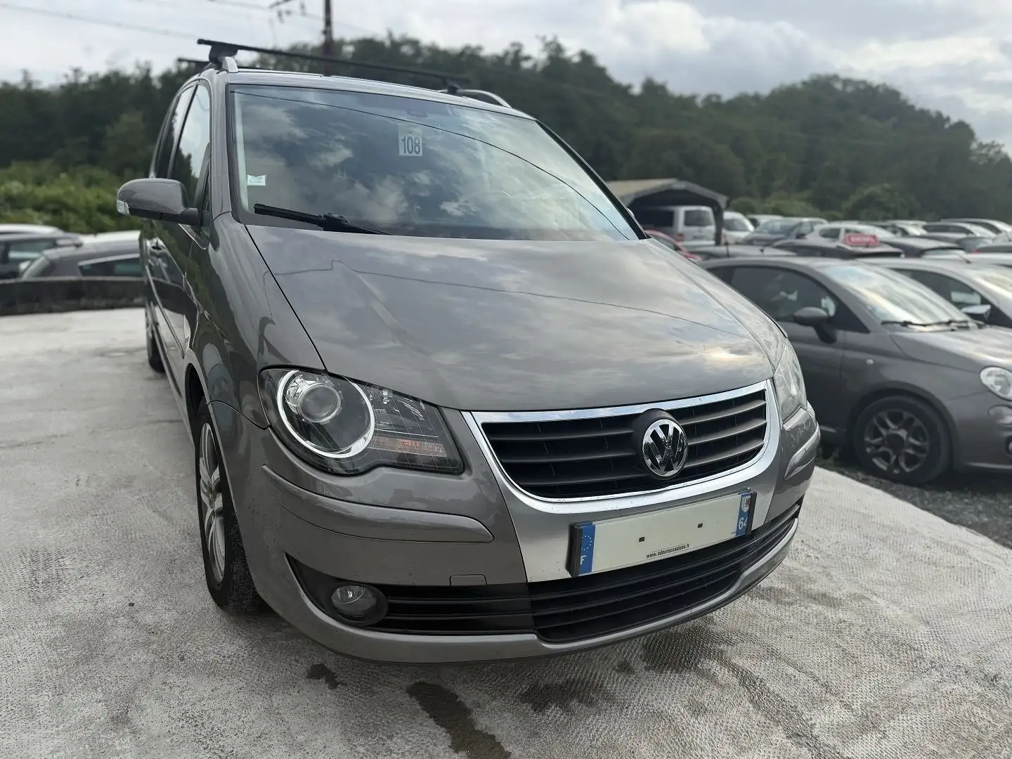 Volkswagen Touran 1.9 TDI 105CH SPORTLINE 7 PLACES Gris - 1
