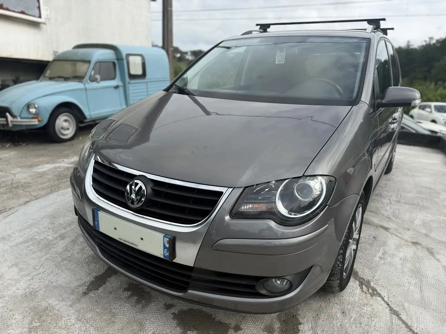 Volkswagen Touran 1.9 TDI 105CH SPORTLINE 7 PLACES Gris - 2