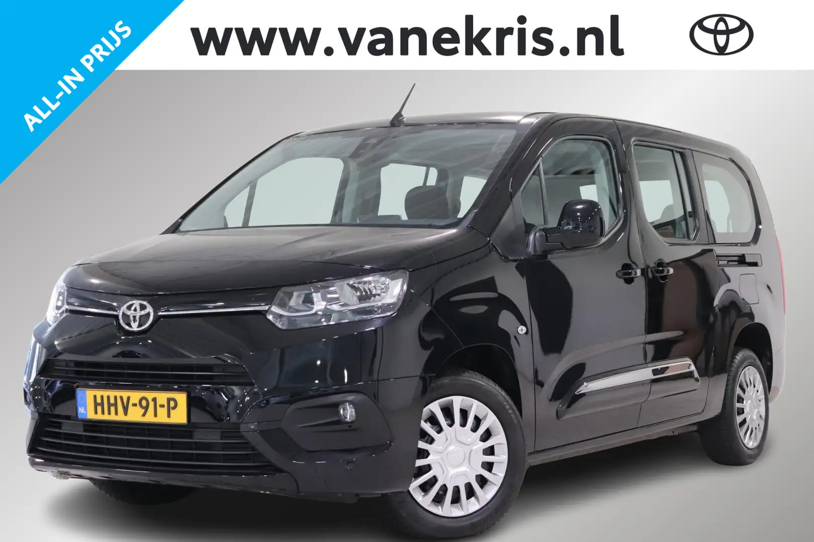 Toyota Proace City Verso 1.2 Turbo Live Long 7-Persoons, , All season Zwart - 1