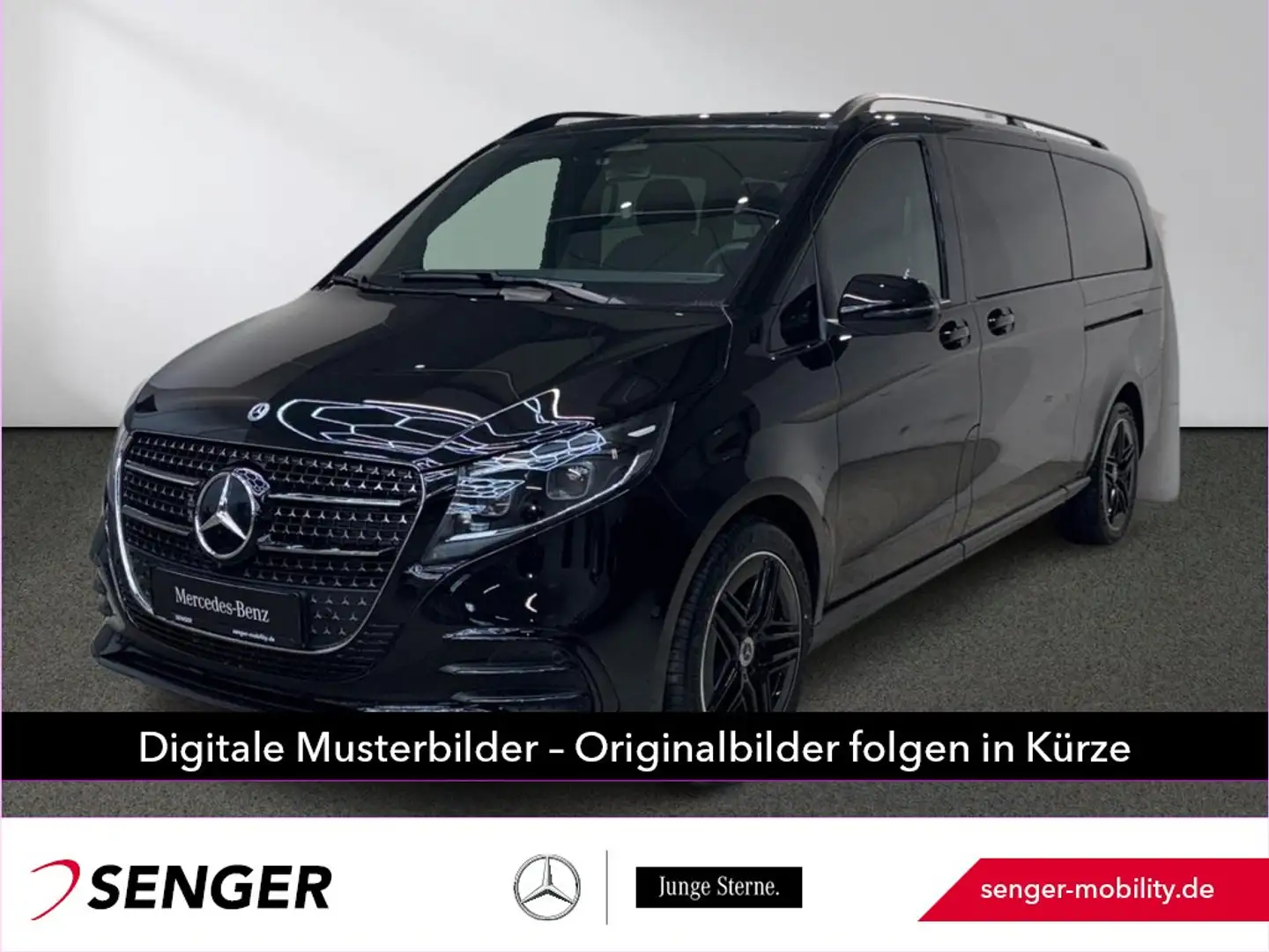 Mercedes-Benz V 300 d Style extralang AMG Standhzg AHK2,5t 360° Noir - 1