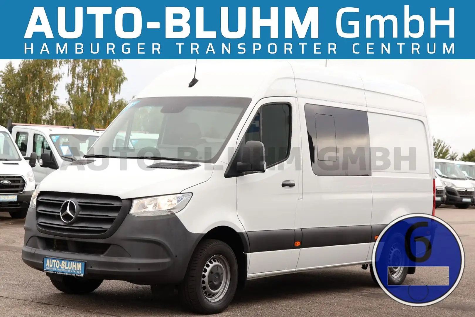 Mercedes-Benz Sprinter 315 Werkstattwg. Mixto L2H2 + AHK 3,5T Weiß - 1