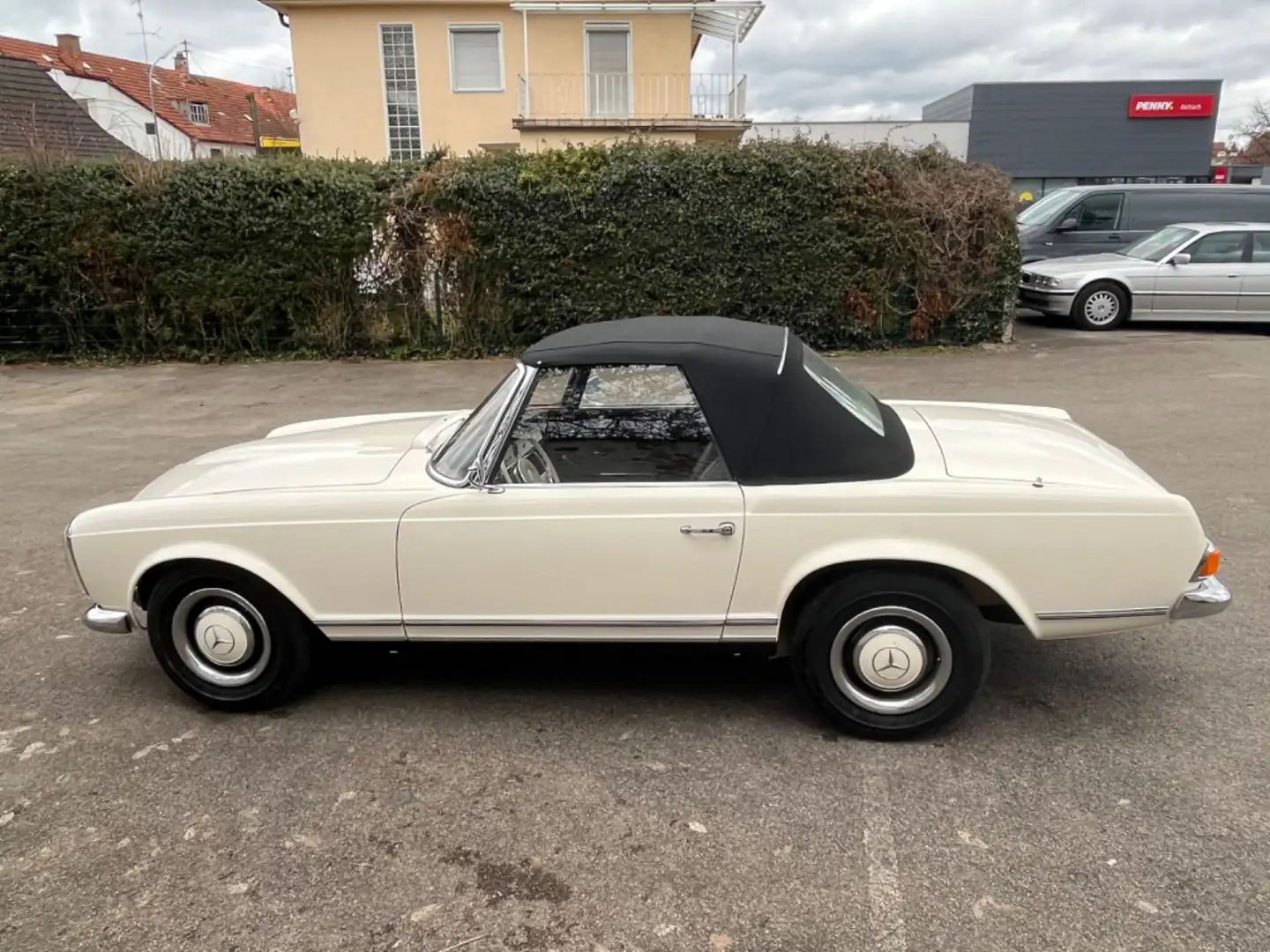 Mercedes-Benz 230 SL DEUTSCH TOPZUSTAND Original MB AT MOTOR Weiß - 1