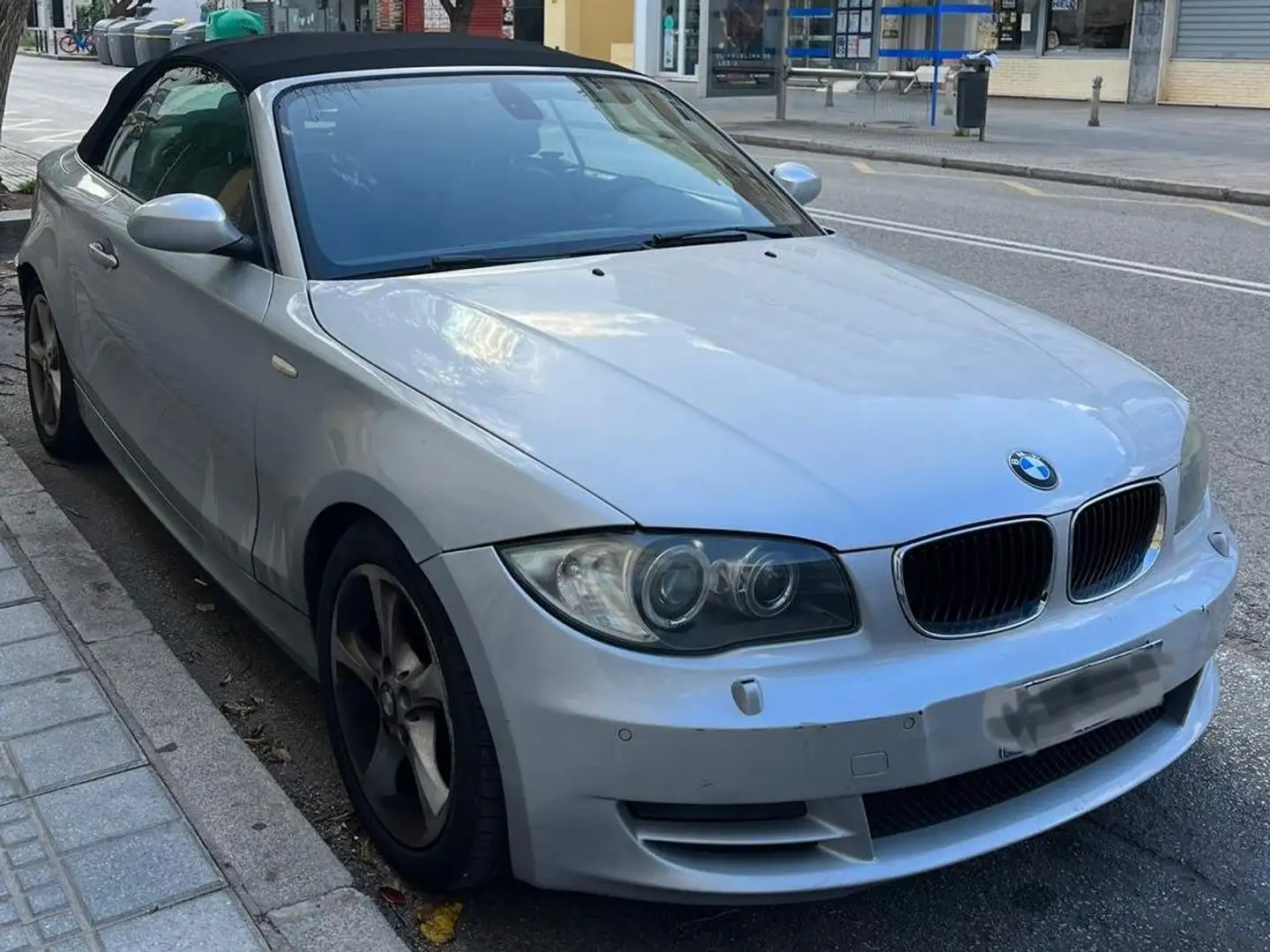 BMW 120 120d Cabrio Plateado - 2