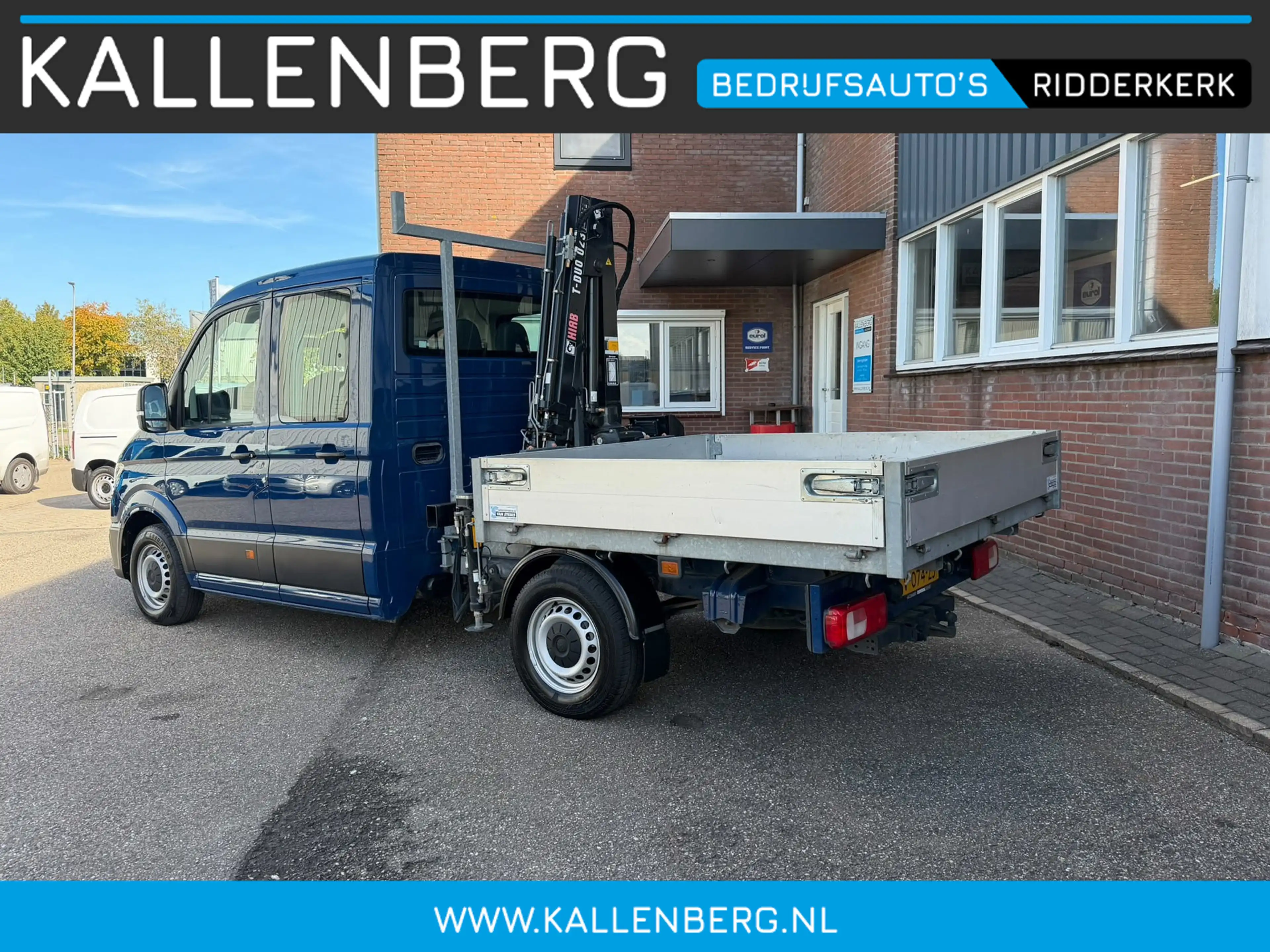 Volkswagen Crafter 35 2.0 TDI Pickup / DC / HIAB Kraan / Trekhaak 6 p — photo 10