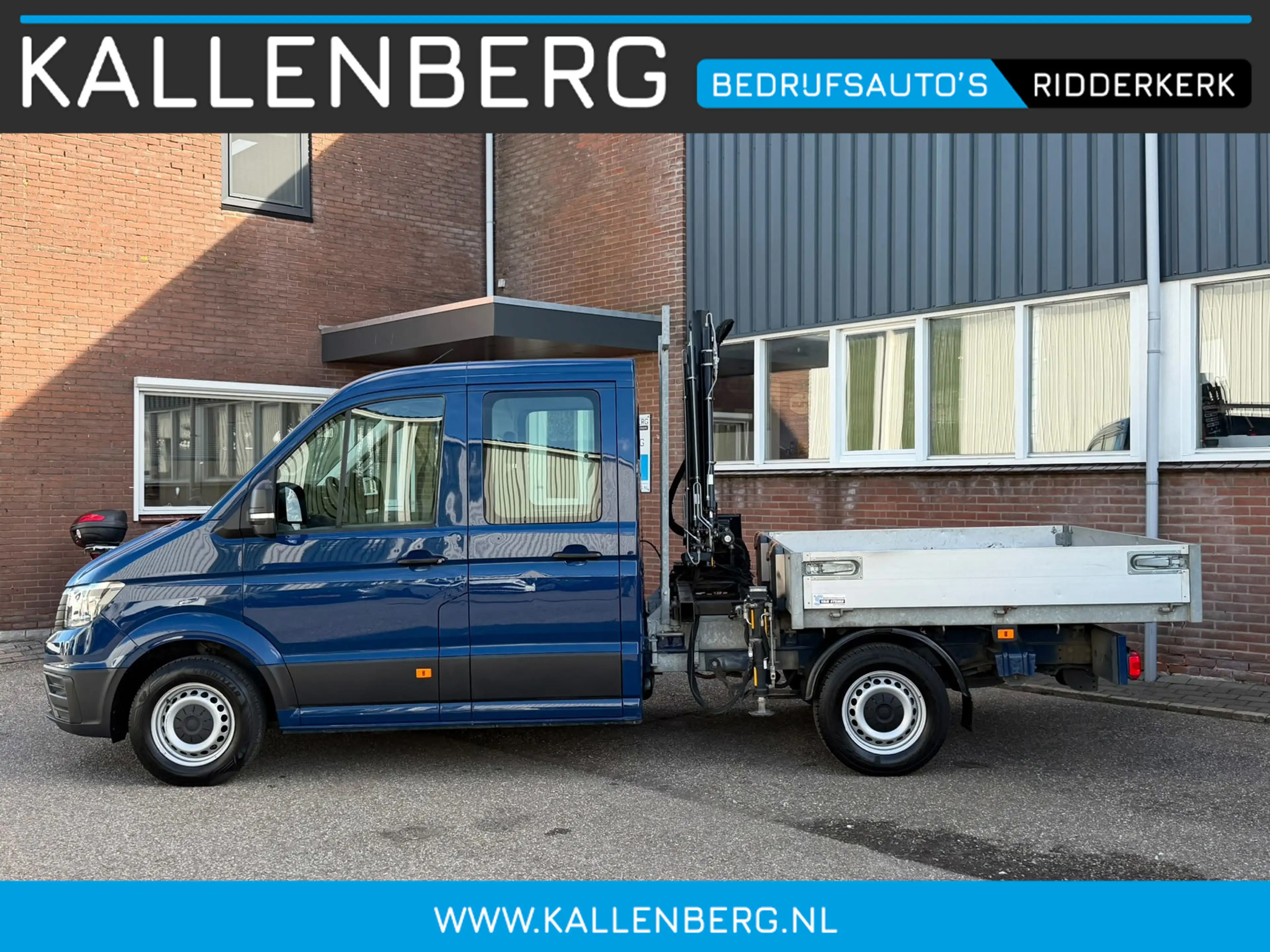 Volkswagen Crafter 35 2.0 TDI Pickup / DC / HIAB Kraan / Trekhaak 6 p — photo 6