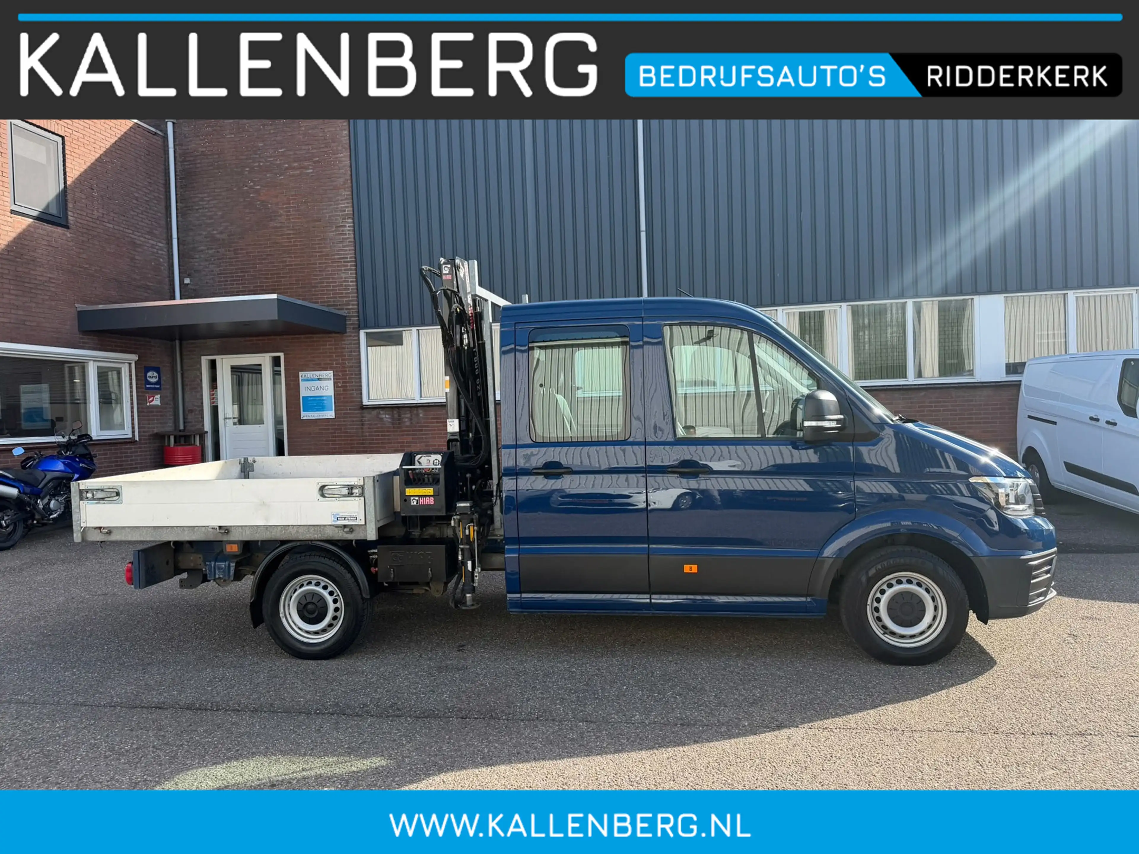 Volkswagen Crafter 35 2.0 TDI Pickup / DC / HIAB Kraan / Trekhaak 6 p — photo 5