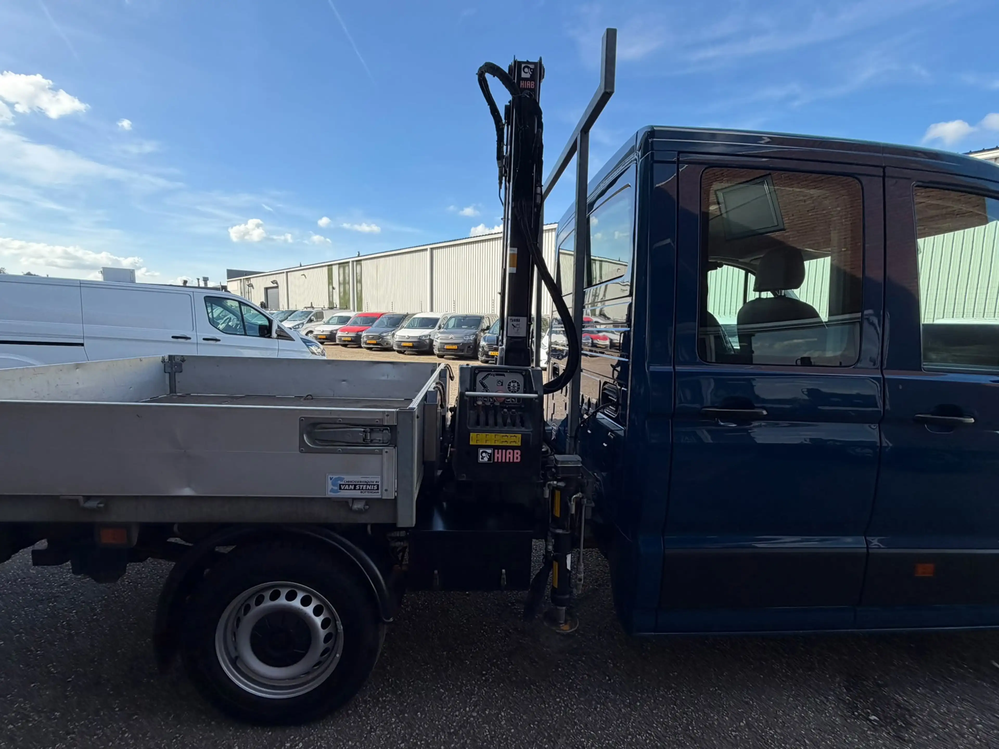 Volkswagen Crafter 35 2.0 TDI Pickup / DC / HIAB Kraan / Trekhaak 6 p — photo 23