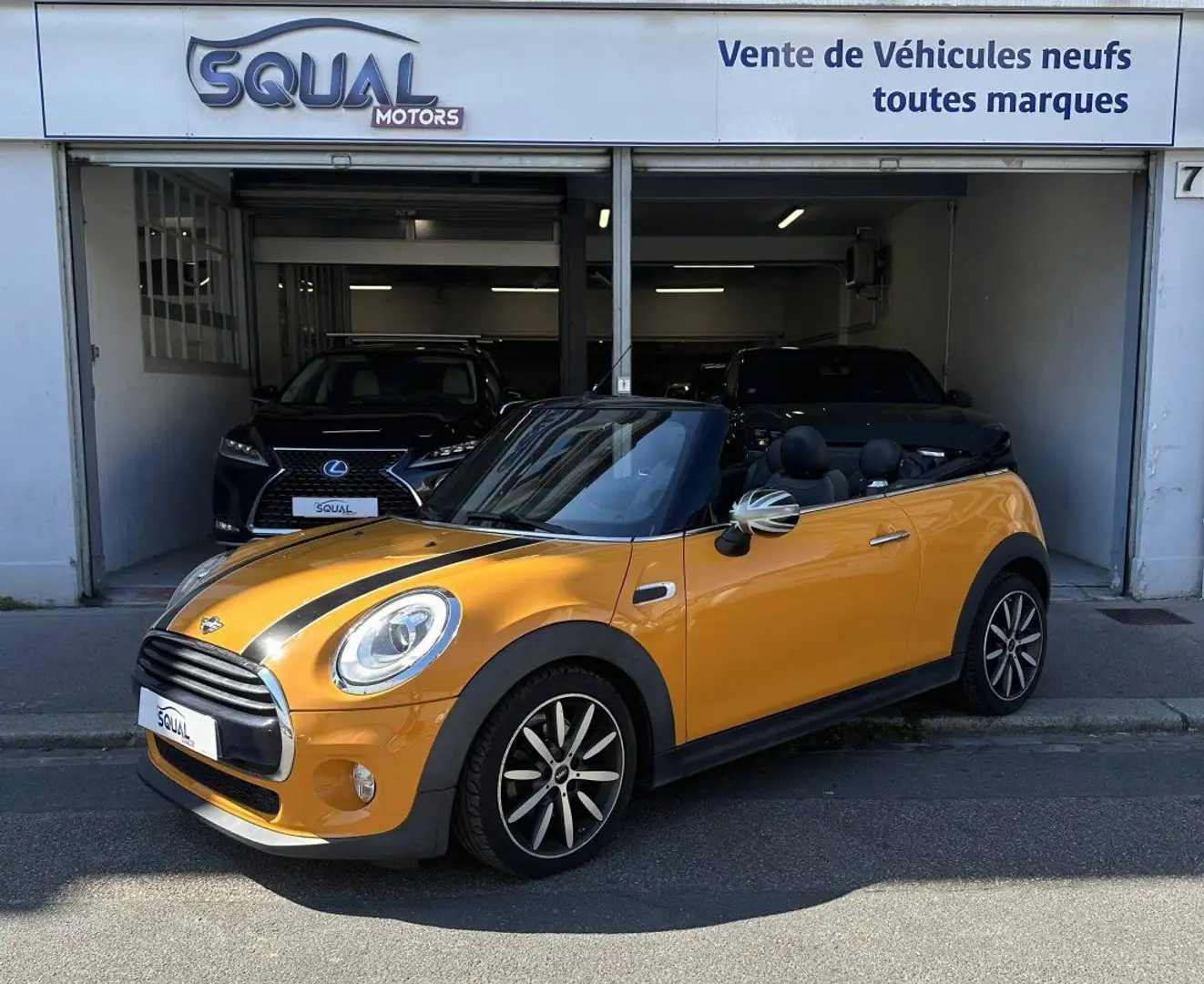 MINI Cooper Cabrio Cooper cabriolet 136ch HEDDON Jaune - 1